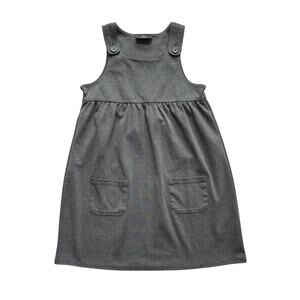 NWOT Next School Gray Pinafore Dress Size 10y